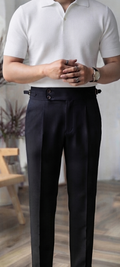 ZAYNOR ITALIAN BLACK GURKHA PANT