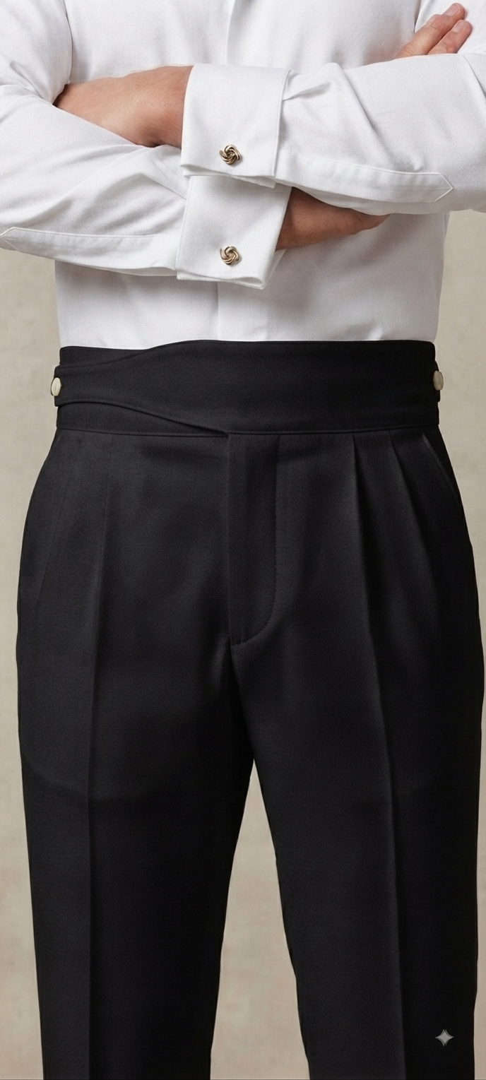 ZAYNOR BLACK GURKHA PANT