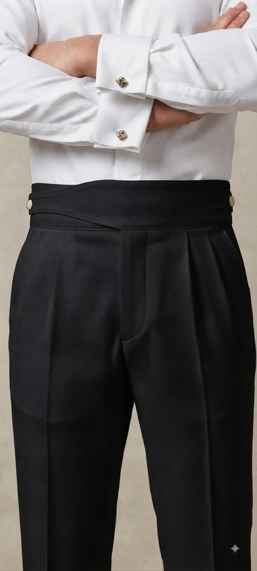 ZAYNOR BLACK GURKHA PANT