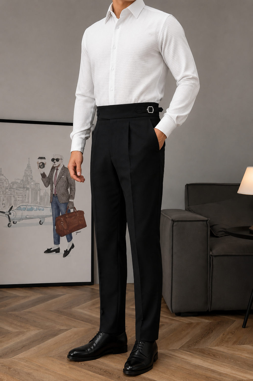 ZAYNOR BLACK PANT